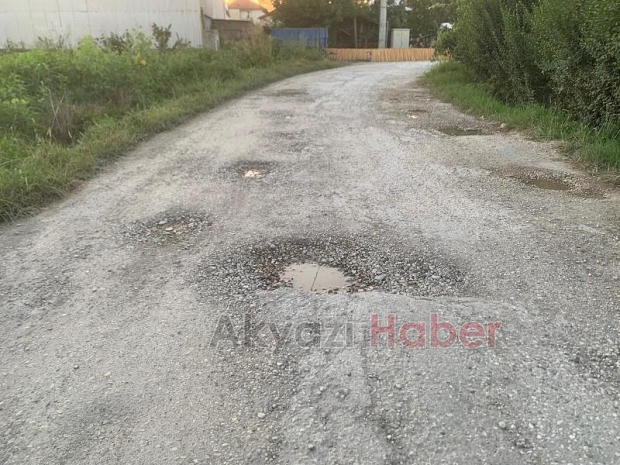 Yağcılar'da yol şikayeti