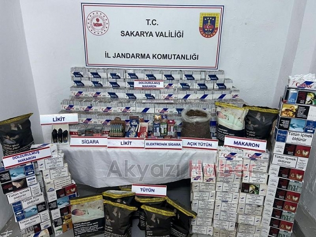Akyazı'da kaçakçılık operasyonu