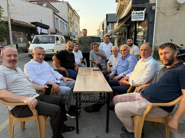AK Parti den Akyazı da saha çalışması