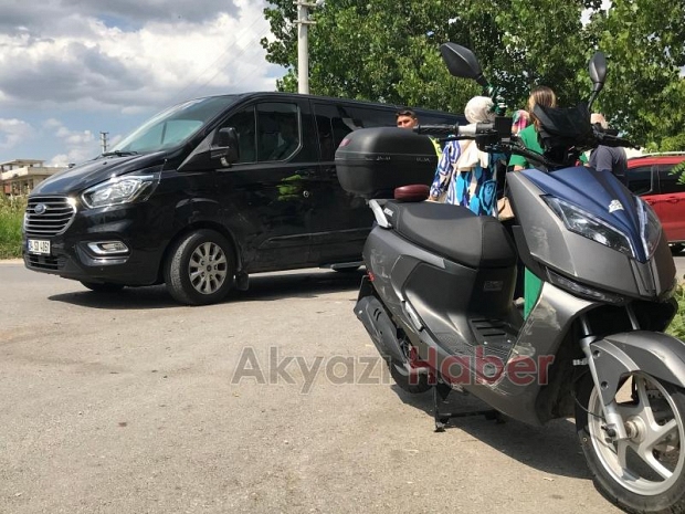 Motosiklet kazası 1 yaralı