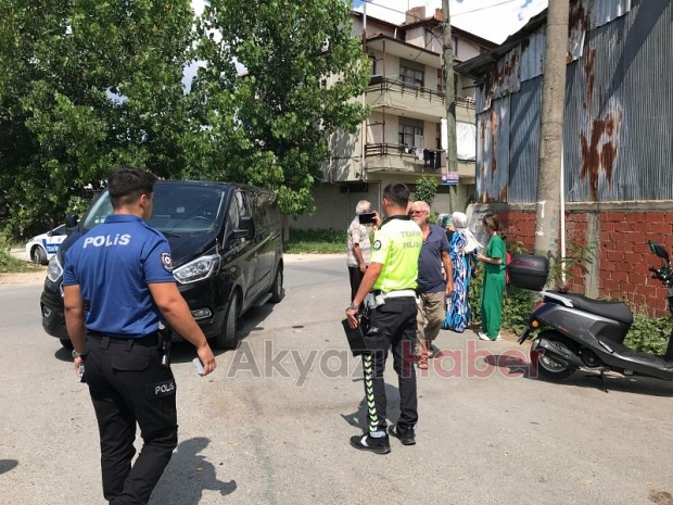 Motosiklet kazası 1 yaralı
