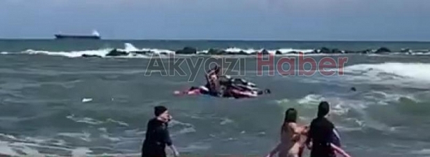 Bir aile az kalsın boğuluyordu