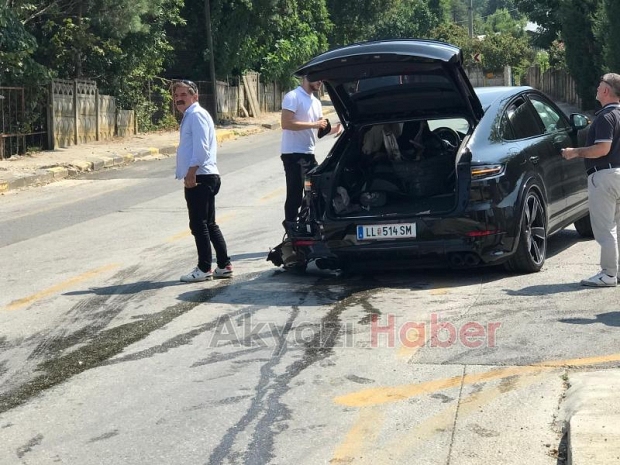 Altındere yolunda korkutan kaza