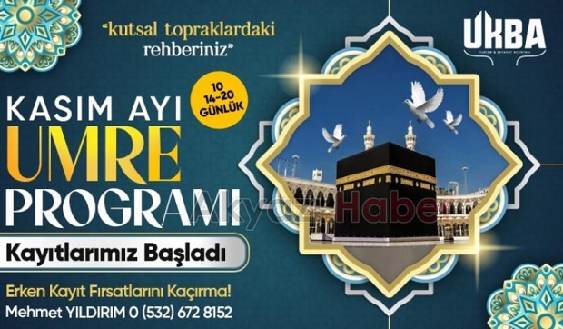 Akyazı Kafilesi Kasım Ayı Umre Kayıtları Başladı