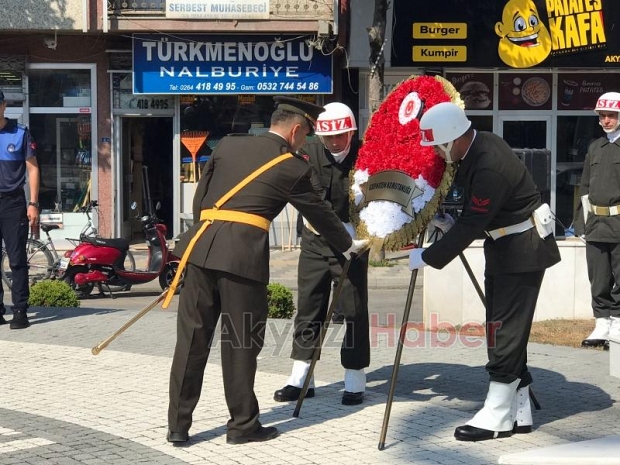 Akyazı'da 30 Ağustos Zafer Bayramı kutlandı