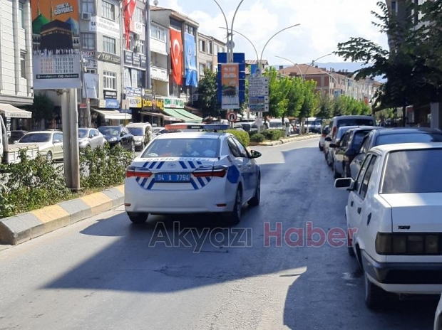 Ada Caddesinde motosiklet kazası 1 yaralı 