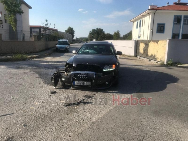 Sabıkalı kavşakta bir kaza daha