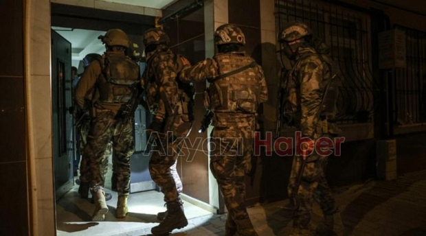 Akyazı'da terör örgütü üyesine operasyon