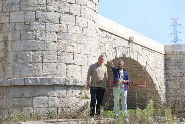 Justinianus Köprüsü'nde restorasyon sürüyor