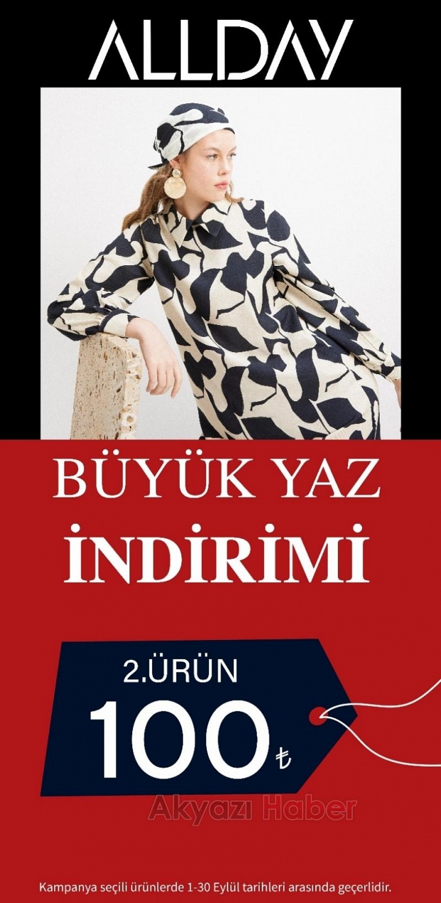 Akyazı Allday'de Büyük Yaz İndirimi!