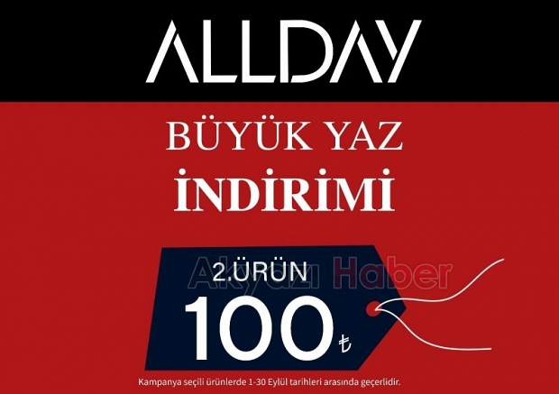 Akyazı Allday'de Büyük Yaz İndirimi!