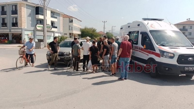 Akyazı'da kaza 2 yaralı