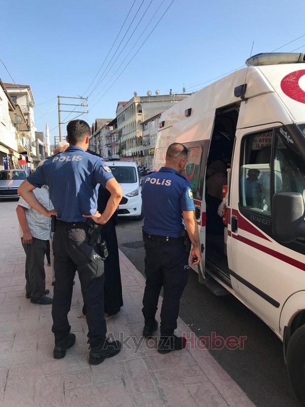 Merdivenlerden düşen çocuk ölümden döndü