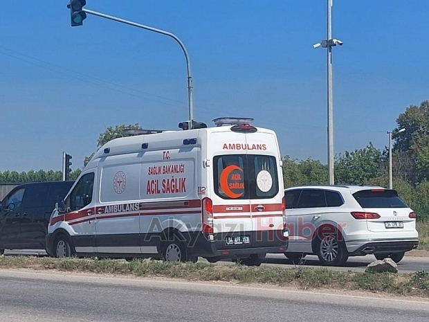 Batakköy ışıklarında kaza 2 yaralı