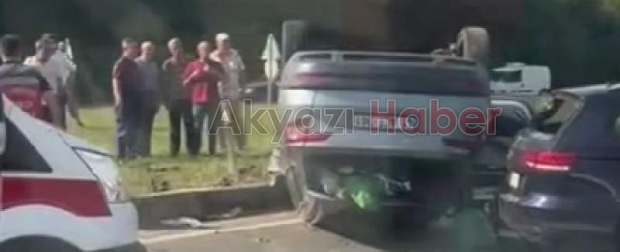 Cip ile otomobil çarpıştı