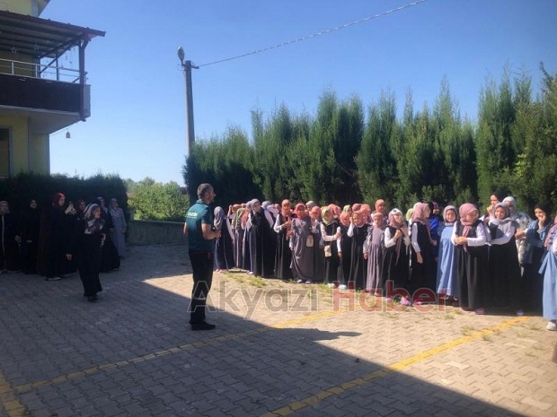  SAKTİM'den Kur'an Kursu öğrencilerine afet ve yangın eğitimi