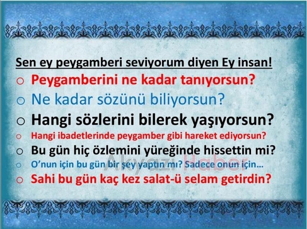 Mevlit Kandili bu gece idrak edilecek