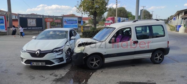 Kaza ucuz atlatıldı