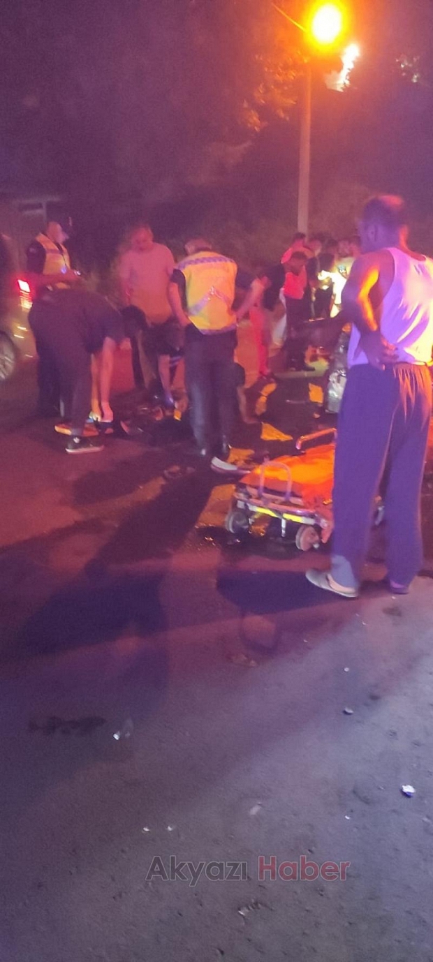 Taşburun yolunda zincirleme kaza yaralılar var