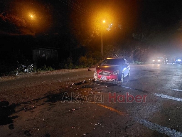 Taşburun yolunda zincirleme kaza yaralılar var