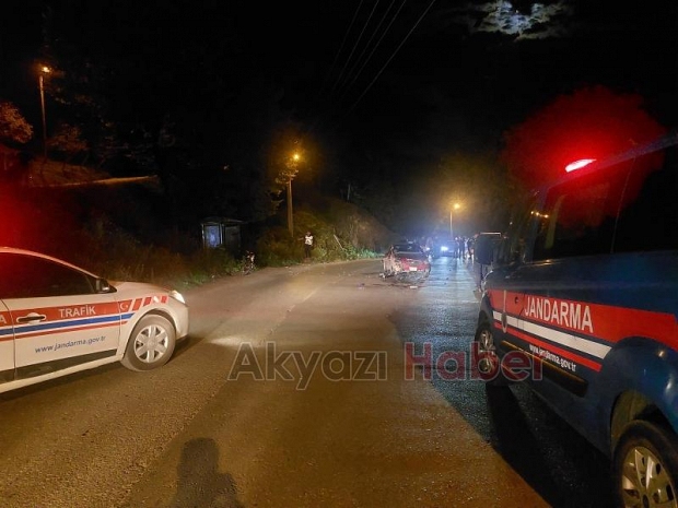 Taşburun yolunda zincirleme kaza yaralılar var