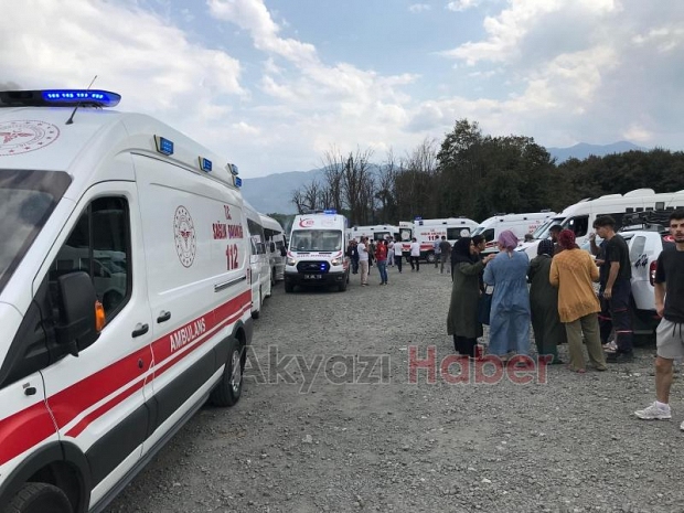 Fabrikadaki patlama sonrası olay yerinden görüntüler