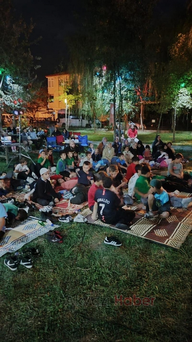Akyazı'da açık hava sineması etkinliği