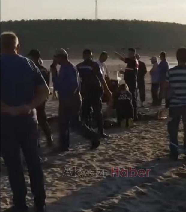 Boğulan iki kardeşin hayata döndürülmeye çalışıldığı anlar kamerada