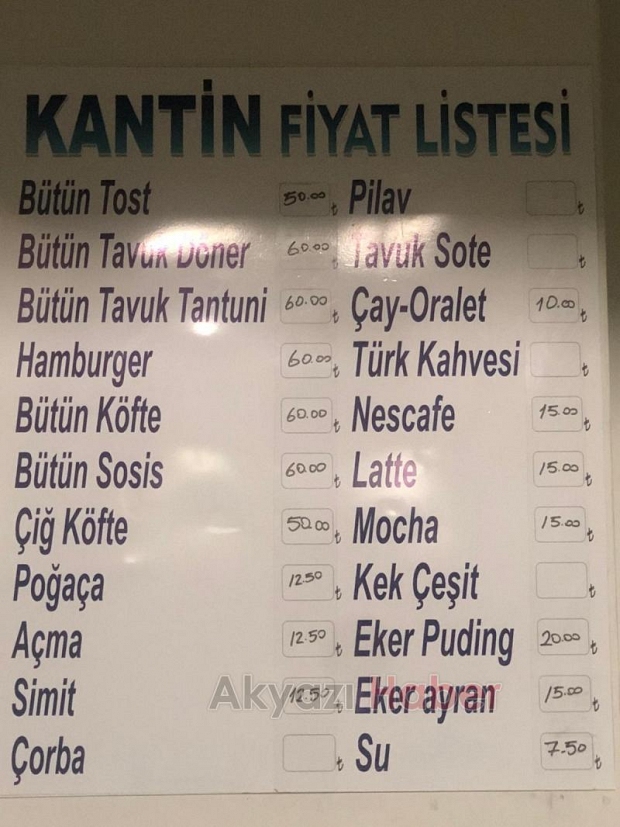 Okul Kantinlerinde Yüksek Fiyata Tepki
