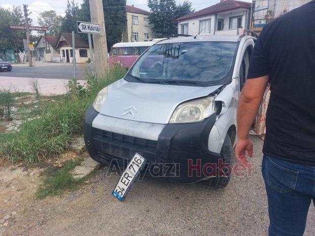 Akyazıda feci kaza kamerada