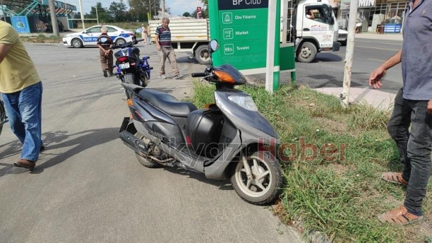 Akyazıda feci kaza kamerada