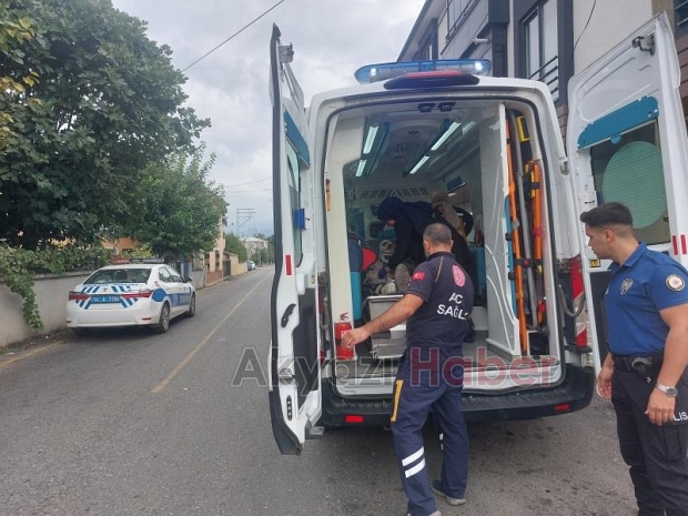 Cadde'de korkutan kaza 1 yaralı 