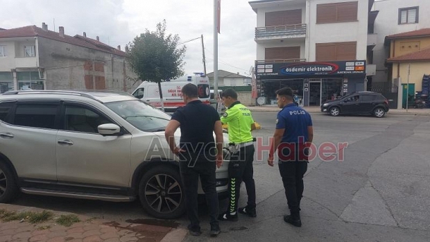 Cadde'de korkutan kaza 1 yaralı 