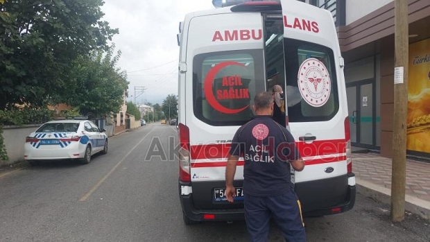 Cadde'de korkutan kaza 1 yaralı 