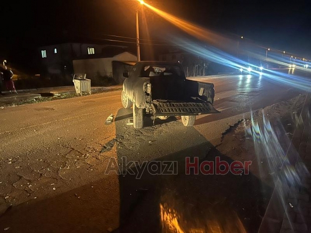 Küçücek Kavşağı'nda kaza: 1 yaralı
