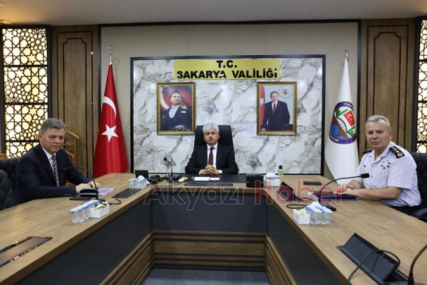 Vali Rahmi Doğan güvenlik toplantısına katıldı