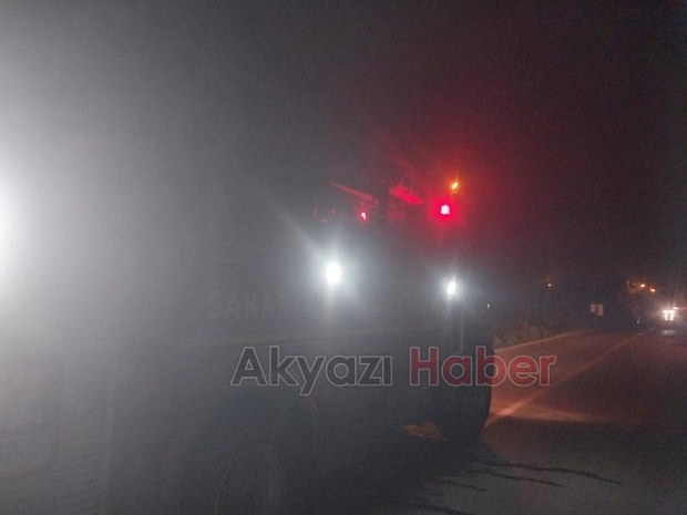 Takla atıp yanan araçtaki 2 kişi ölümden döndü
