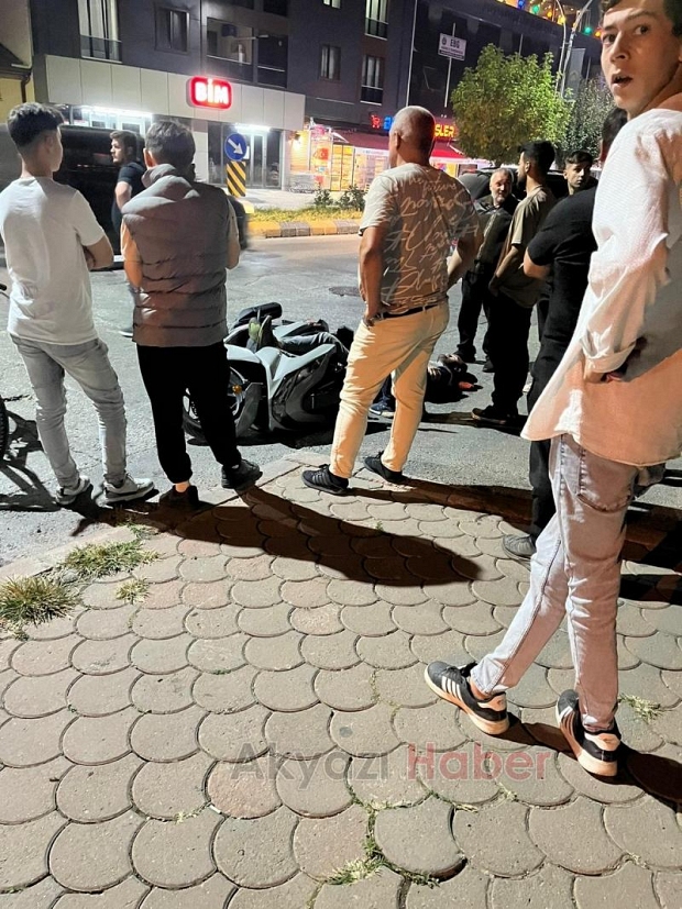 Otomobil ile motosiklet çarpıştı: 1 yaralı