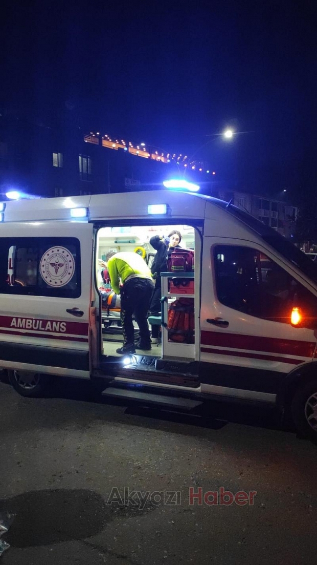 Otomobil ile motosiklet çarpıştı: 1 yaralı