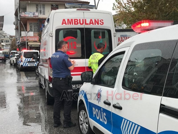 Yaya geçidinde otomobilin çarptığı kadın yaralandı