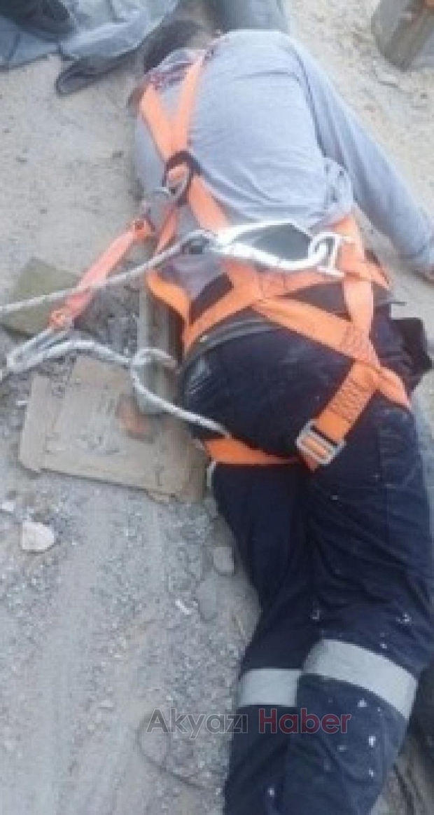 İskeleden düşen genç işçi hayatını kaybetti