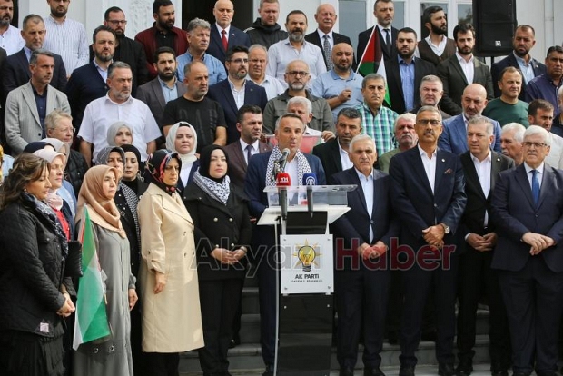 Sakarya'da İsrail protestosu
