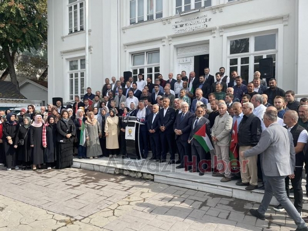 Sakarya'da İsrail protestosu