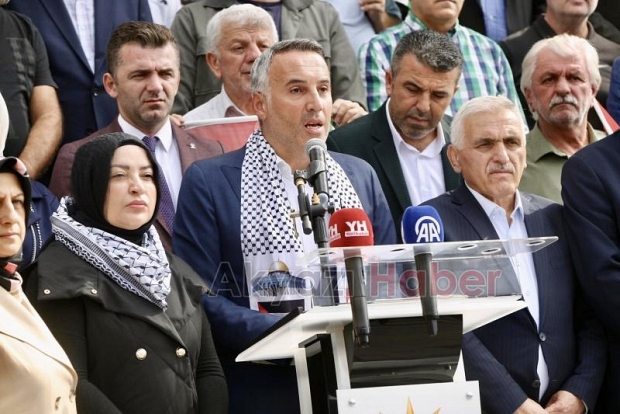 Sakarya'da İsrail protestosu