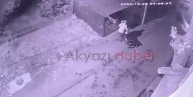 Motosiklet hırsızlığı kamerada