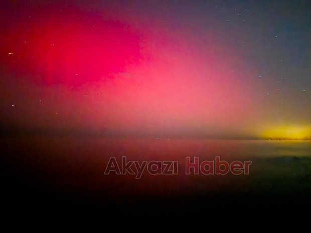 Kuzey ışıkları Karasu ve Kocaali'den gözlendi