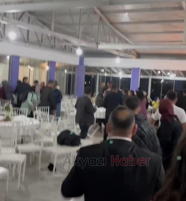 Düğünde Kavga kamerada