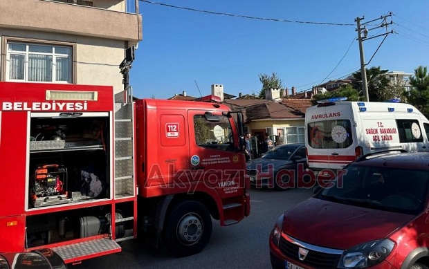 Ses gelmeyince kapıyı itfaiye açtı