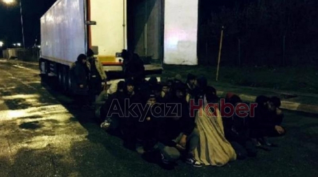 Sakarya'ya geliyorlardı 40 kaçak Afgan yakalandı