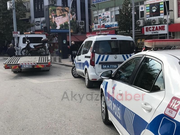 Akyazı'da motosiklet denetimi